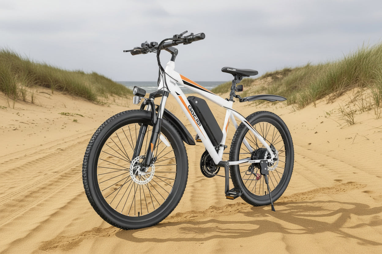 500W Electric Bike 26" Electric Bicycle for Adults Max 19.8Mph Cruise Control System Ebike, Mountain Bike with Removable 48V 375Wh Lithium-Ion Battery, 21 Speed for Man Woman UL2849 Certified