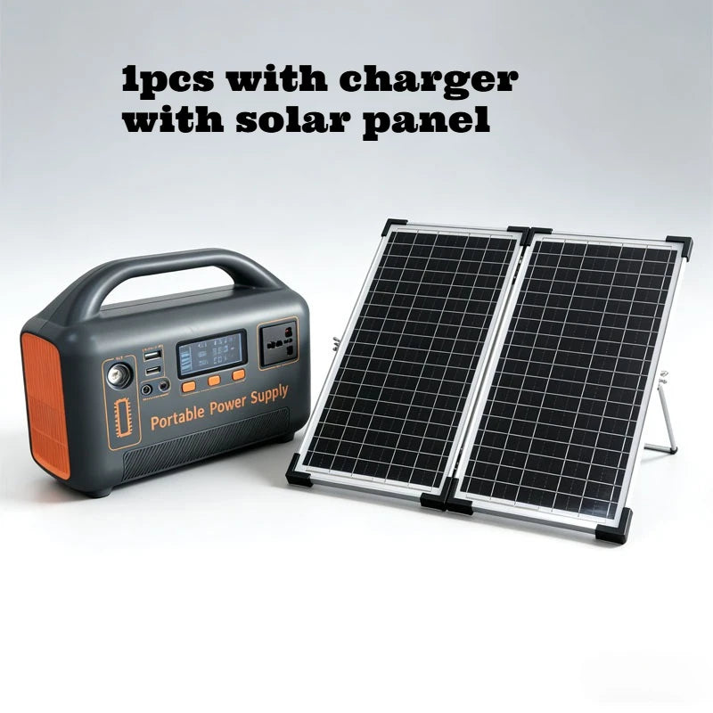 Estación de Energía Portátil 400W 192Wh LiFePO4 - Generador Solar Camping