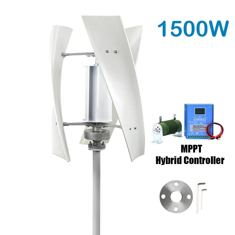 Turbina Eólica 5KW - Sistema Completo de Generación de Energía Renovable