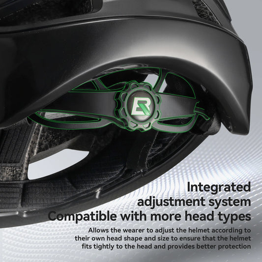 Casco Ciclismo ROCKBROS con Luz LED y Control Remoto - Recargable USB | Seguridad Inteligente