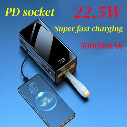 Powerbank 50000mAh Outdoor Multipropósito - Carga Múltiple Simultánea