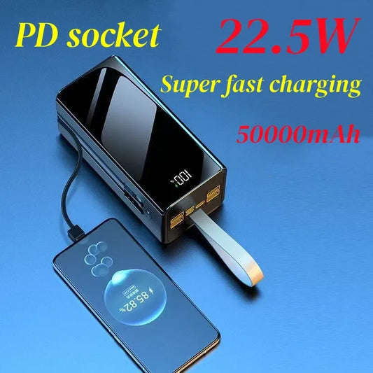 Powerbank 50000mAh Outdoor Multipropósito - Carga Múltiple Simultánea