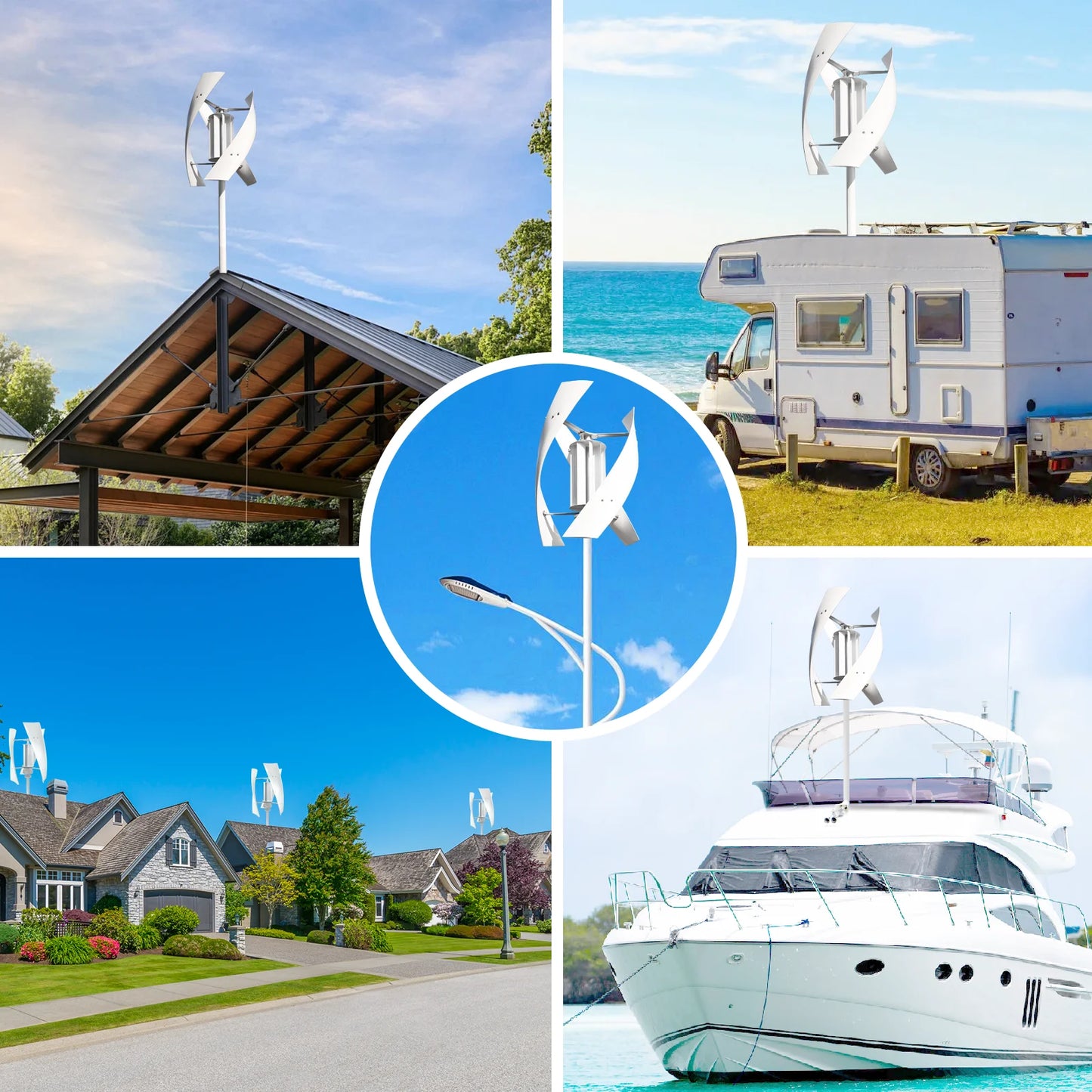 Turbina Eólica 5KW - Sistema Completo de Generación de Energía Renovable