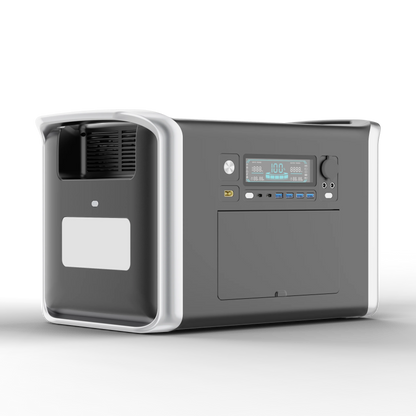 Generador Portátil 2400W LiFePO4 2048Wh - Power Station con LED para Camping y Eventos