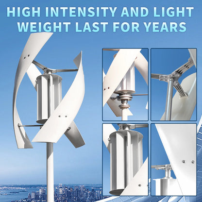 Turbina Eólica 5KW - Sistema Completo de Generación de Energía Renovable