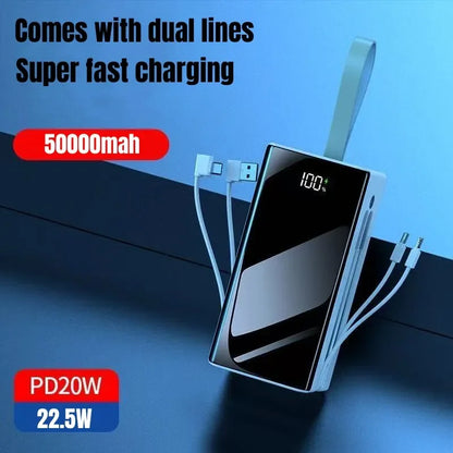 Powerbank 50000mAh Outdoor Multipropósito - Carga Múltiple Simultánea